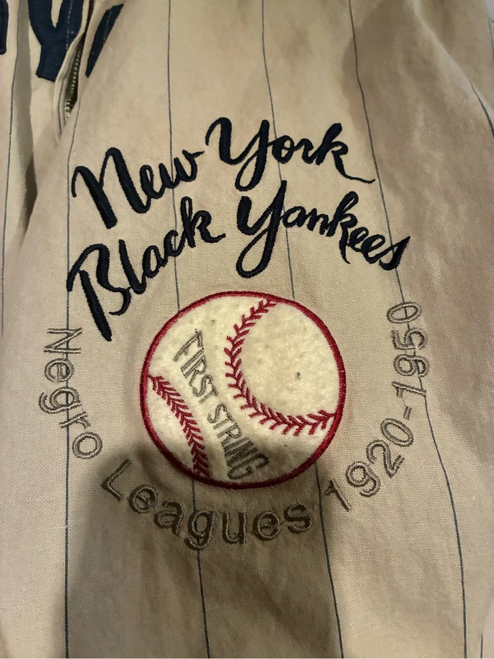 New York Yankees cream baseball